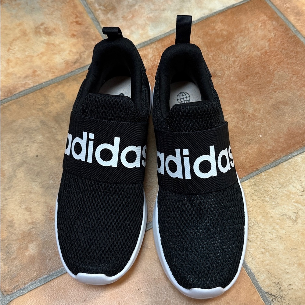 Adidas Black and White Slip-On Shoes size 7 NWOT